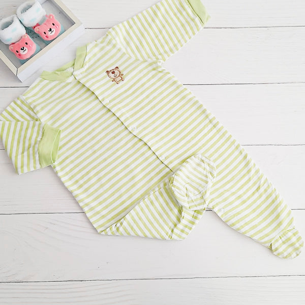 Osito Algodón Rayas Marca Gerber 3-6 M Estado Casi tiki