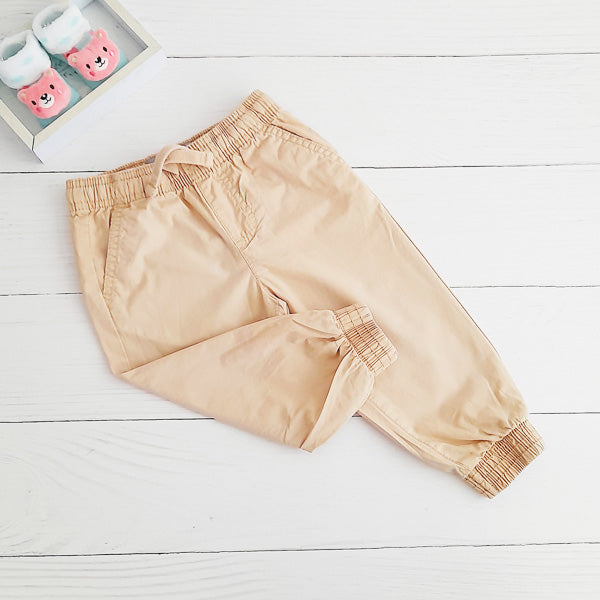 Pantalón Algodón Beige Marca All basics 18 M Estado Tiki taka