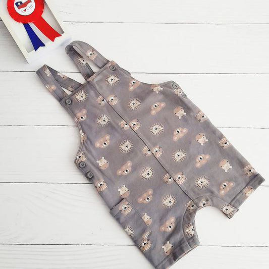 Jardinera Algodón Diseños Marca Tribu 9-12 M Estado Tiki taka