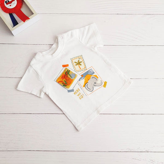 Polera Algodón Diseños Marca Yamp! 3-6 M Estado Tiki taka