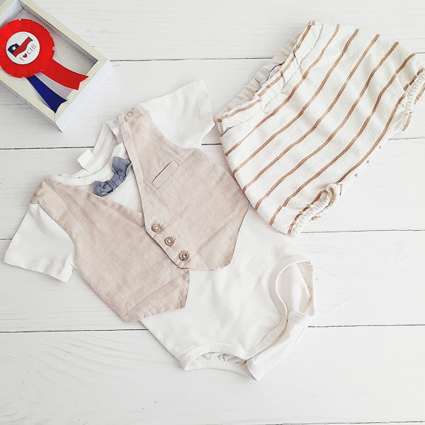 Pack Algodón Beige Marca Otra 3-6 M Estado Casi tiki