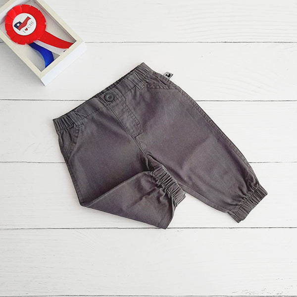 Pantalón Algodón Gris Marca Otra 3-6 M Estado Tiki taka