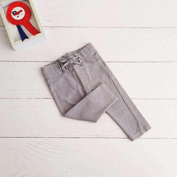 Calza Algodón Gris Marca Otra 3-6 M Estado Tiki taka