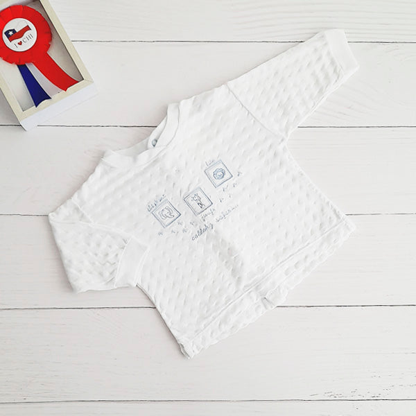 Polerón Algodón Blanco Marca Otra 3 M Estado Tiki taka