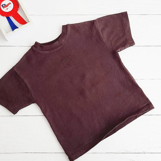 Polera Algodón Café Marca Otra 3 A Estado Casi tiki