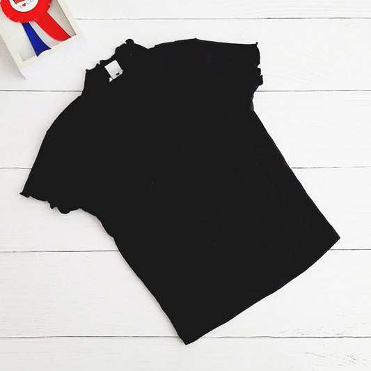 Polera Algodón Negro Marca Primark 6 A Estado Tiki taka
