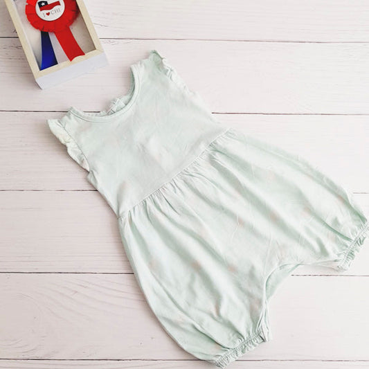 Enterito Algodón Verde agua Marca Otra 3-6 M Estado Casi tiki