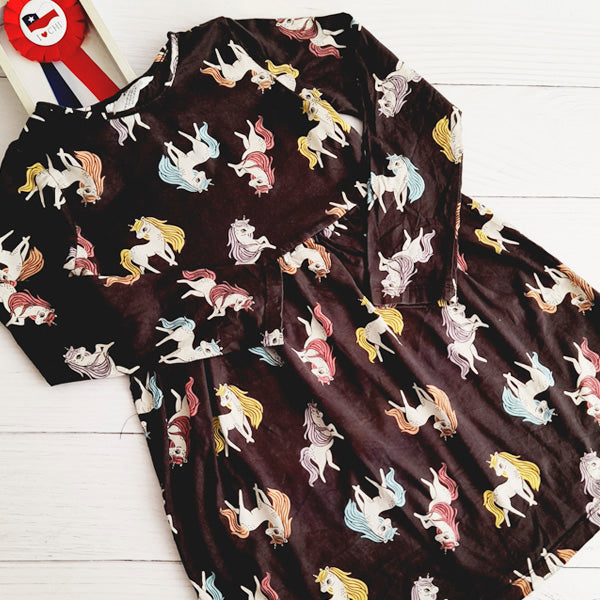 Vestido Algodón Diseños Marca Hym 6 A Estado Tiki taka