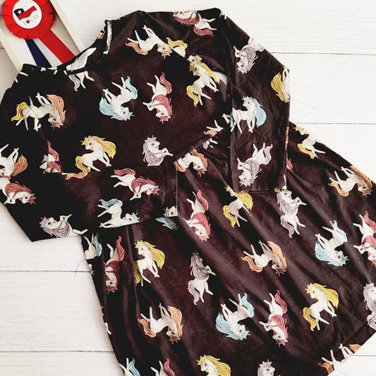 Vestido Algodón Diseños Marca Hym 6 A Estado Tiki taka