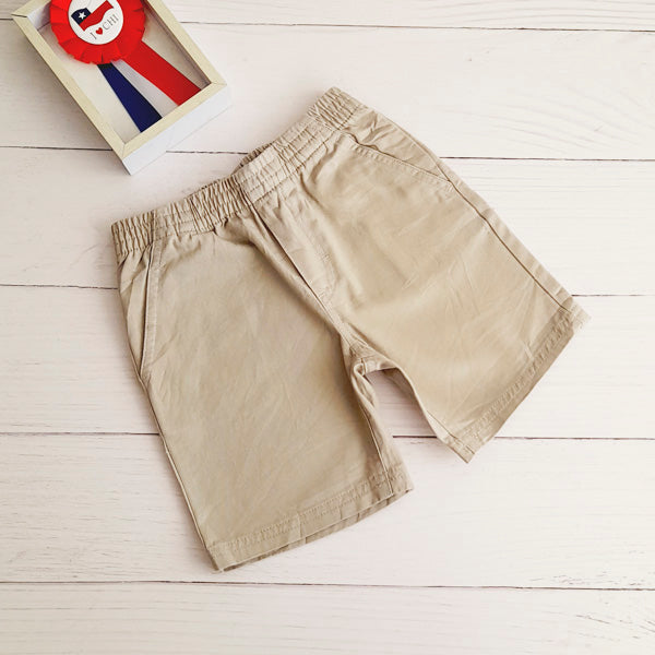 Short Algodón Beige Marca Otra 3 A Estado Casi tiki