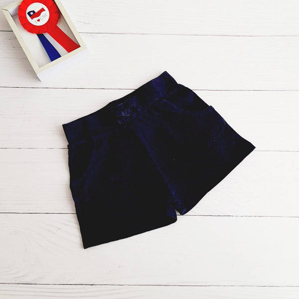 Short Algodón Azul Marca George 2 A Estado Tiki taka