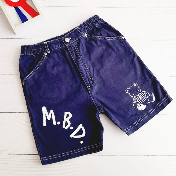 Short Algodón Azul Marca Otra 5 A Estado Tiki taka