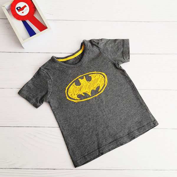 Polera Algodón Gris Marca George 9-12 M Estado Tiki taka