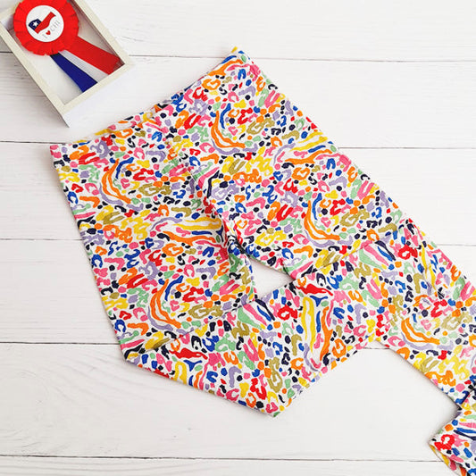 Calza Algodón Multicolor Marca Next baby 9 A Estado Casi tiki