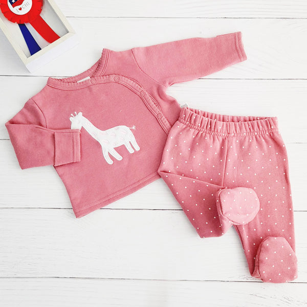 Conjunto Algodón Diseños Marca Baby harvest RN Estado Casi tiki