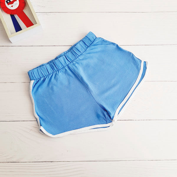 Short Algodón Celeste Marca Otra 4 A Estado Tiki taka