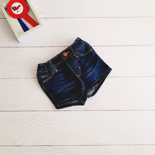 Short Mezclilla Azul Marca Old Navy 12-18 M Estado Tiki taka