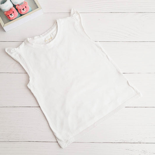 Polera Algodón Blanco Marca Otra 5 A Estado Casi tiki