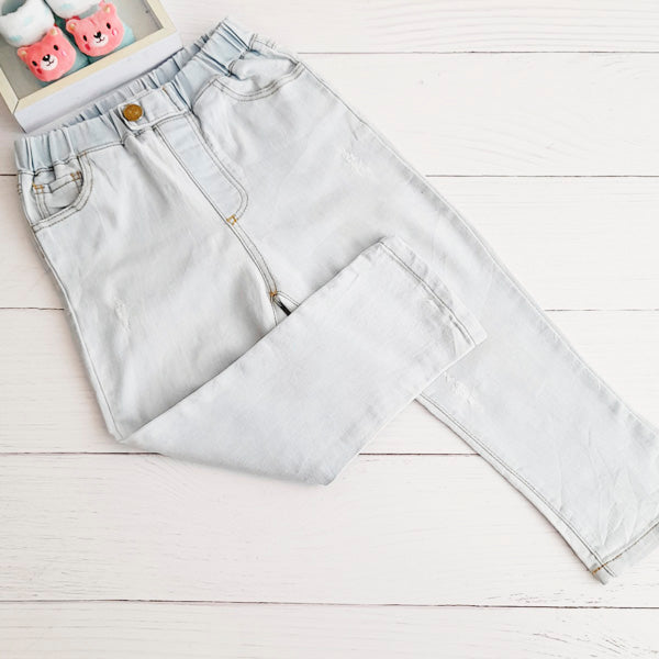 Pantalón Algodón Celeste Marca Otra 4 A Estado Casi tiki