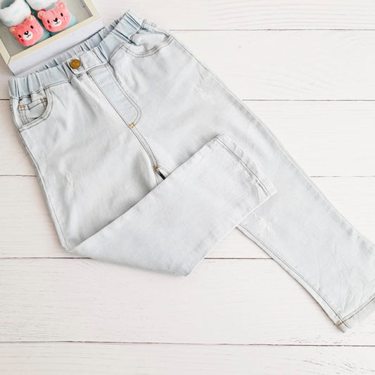 Pantalón Algodón Celeste Marca Otra 4 A Estado Casi tiki