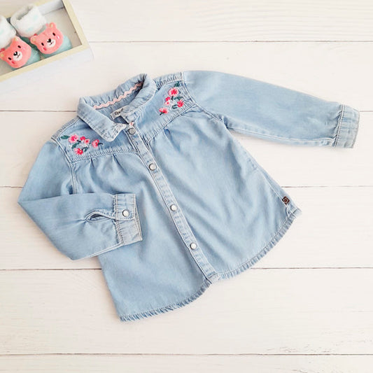 Blusa Algodón Diseños Marca Opaline 18 M Estado Casi tiki