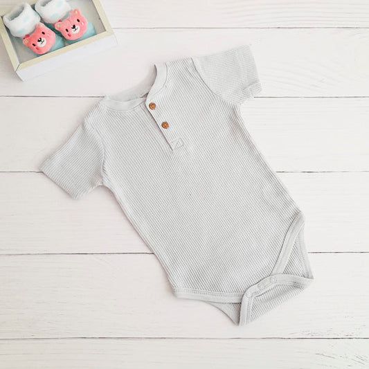 Body Algodón Gris Marca Otra 6-9 M Estado Casi tiki