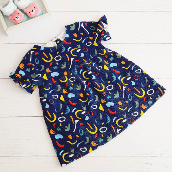 Vestido Algodón Diseños Marca Zara 9-12 M Estado Casi tiki