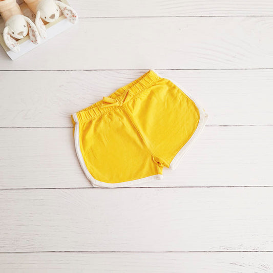Short Algodón Amarillo Marca Otra 6-9 M Estado Tiki taka