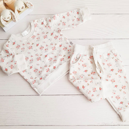 Conjunto Algodón Diseños Marca Baby harvest 0-3 M Estado Casi tiki