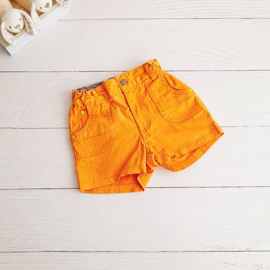 Short Algodón Naranja Marca Pillin 9 M Estado Casi tiki