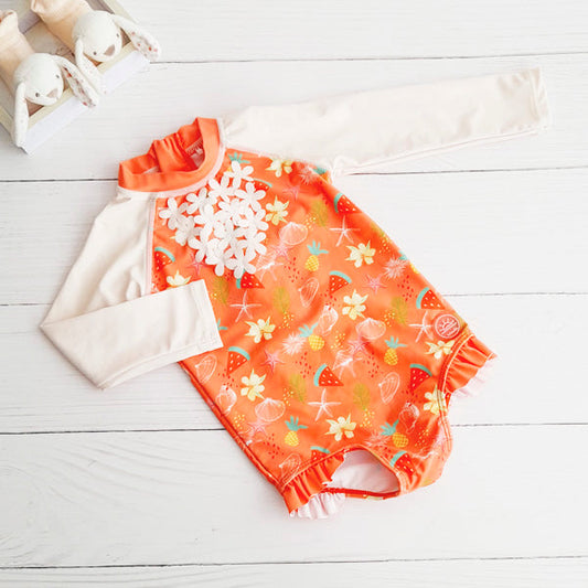 Traje de baño lycra Multicolor Marca Infanti 12-18 M Estado Tiki taka