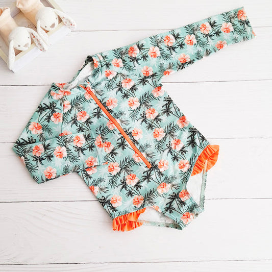 Traje de baño lycra Multicolor Marca redwood 2 A Estado Casi tiki