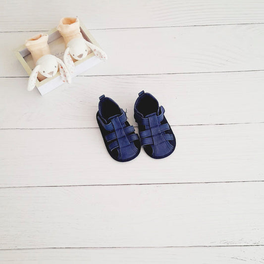 Sandalia blanda Lona Azul Marca Otra 18 Estado Casi tiki