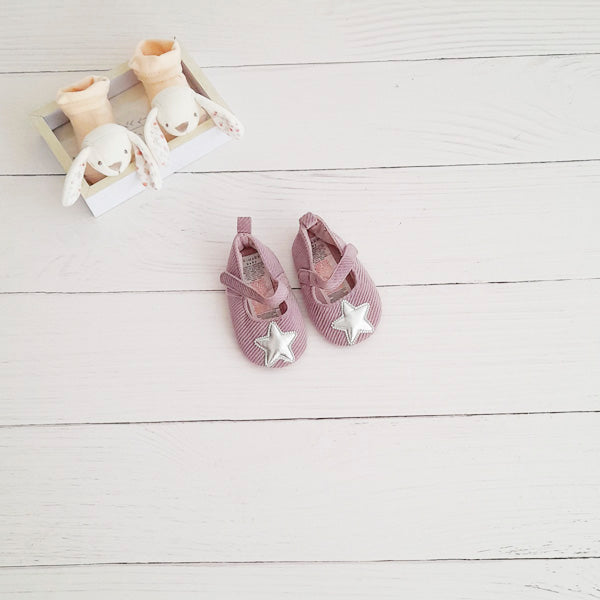 Zapato blando Lona Diseños Marca Primark 9-12 M Estado Casi tiki