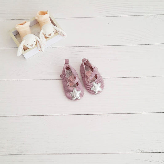 Zapato blando Lona Diseños Marca Primark 9-12 M Estado Casi tiki