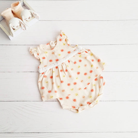 Body vestido Algodón Diseños Marca Tribu 0-3 M Estado Tiki taka