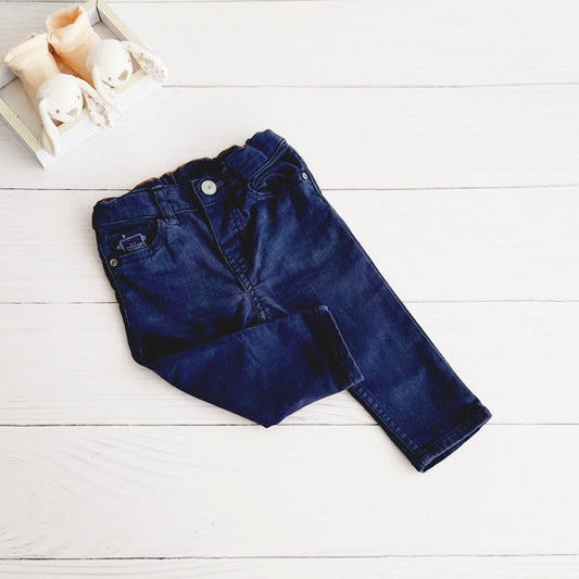 Pantalón Algodón Azul Marca Hym 3-6 M Estado Tiki taka