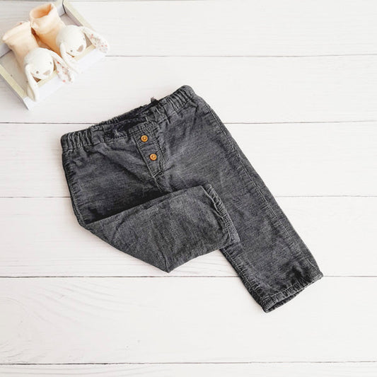 Pantalón Algodón Gris Marca Hym 3-6 M Estado Tiki taka