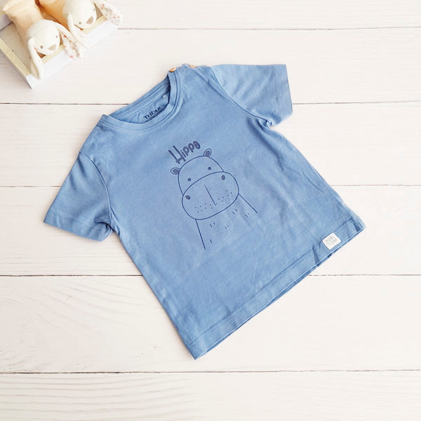 Polera Algodón Diseños Marca Tribu 12 M Estado Casi tiki