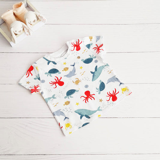 Polera Algodón Diseños Marca Boulevard 12 M Estado Casi tiki