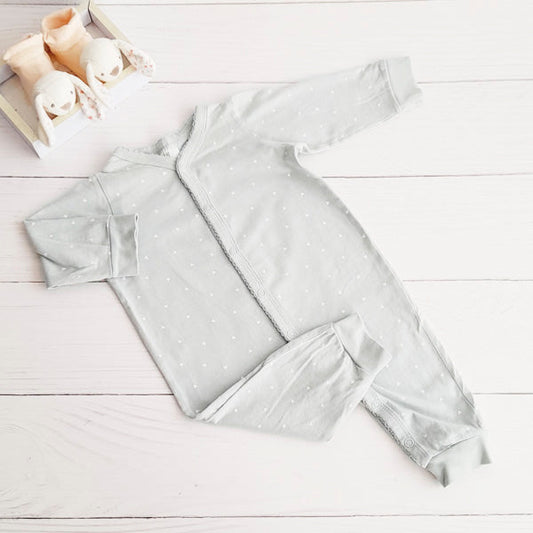 Enterito Algodón Verde agua Marca Hym 3 M Estado Casi tiki