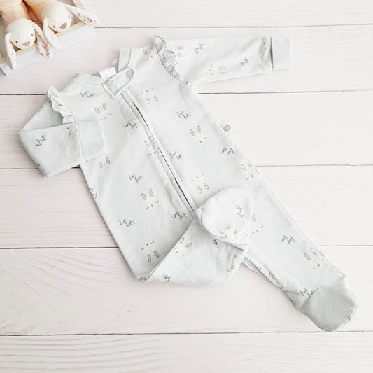 Pijama Algodón Diseños Marca Baby harvest 0-3 M Estado Tiki taka