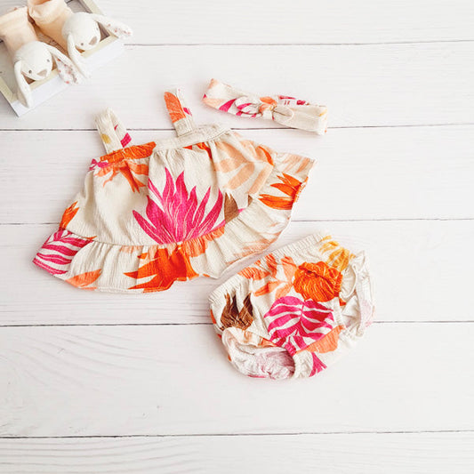 Conjunto Algodón Multicolor Marca Carter's RN Estado Casi tiki