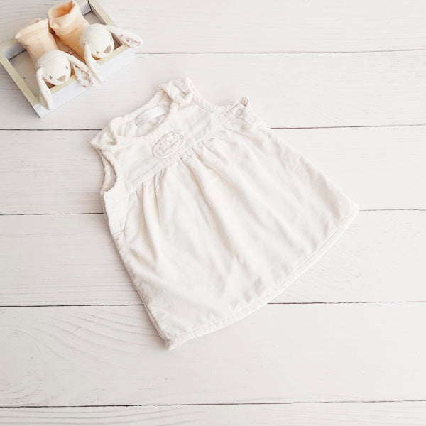 Vestido Algodón Beige Marca Urb 3 M Estado Casi tiki