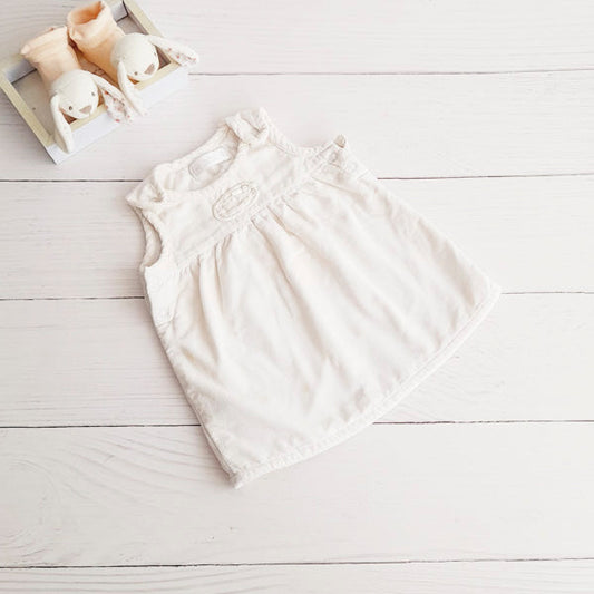 Vestido Algodón Beige Marca Urb 3 M Estado Casi tiki