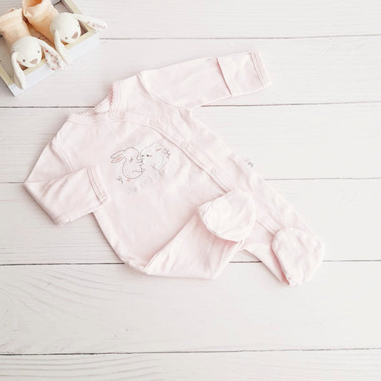 Osito Algodón Rosa Marca Baby harvest RN Estado Casi tiki