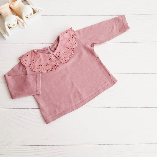 Polera Algodón Morado Marca Urb 6 M Estado Casi tiki