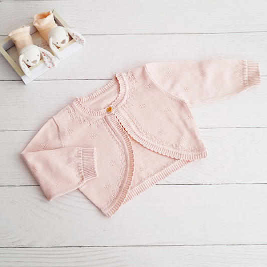 Bolero Algodón Palorosa Marca Shein 9-12 M Estado Tiki taka