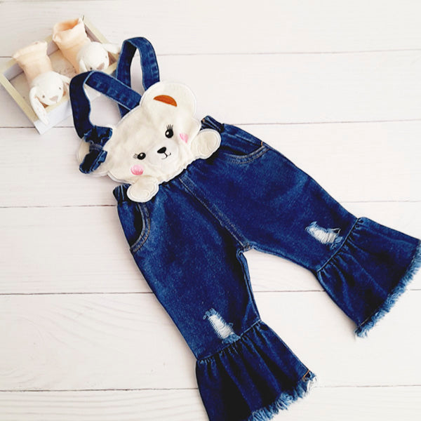 Jardinera Algodón Azul Marca Shein 0-3 M Estado Tiki taka