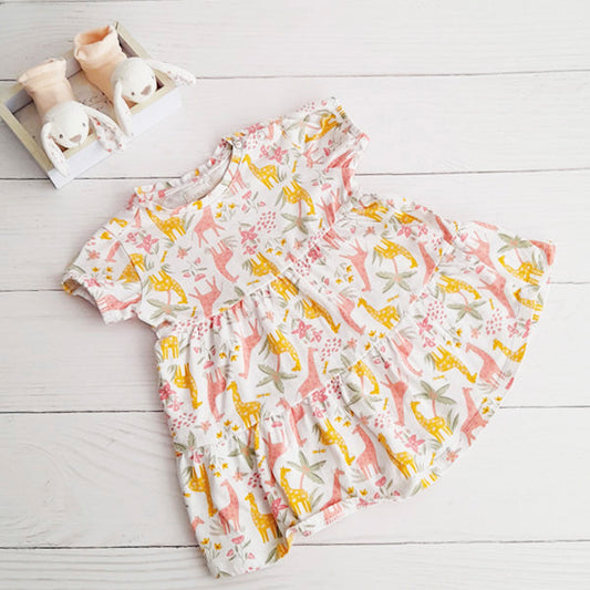 Vestido Algodón Diseños Marca Chess 2 A Estado Casi tiki